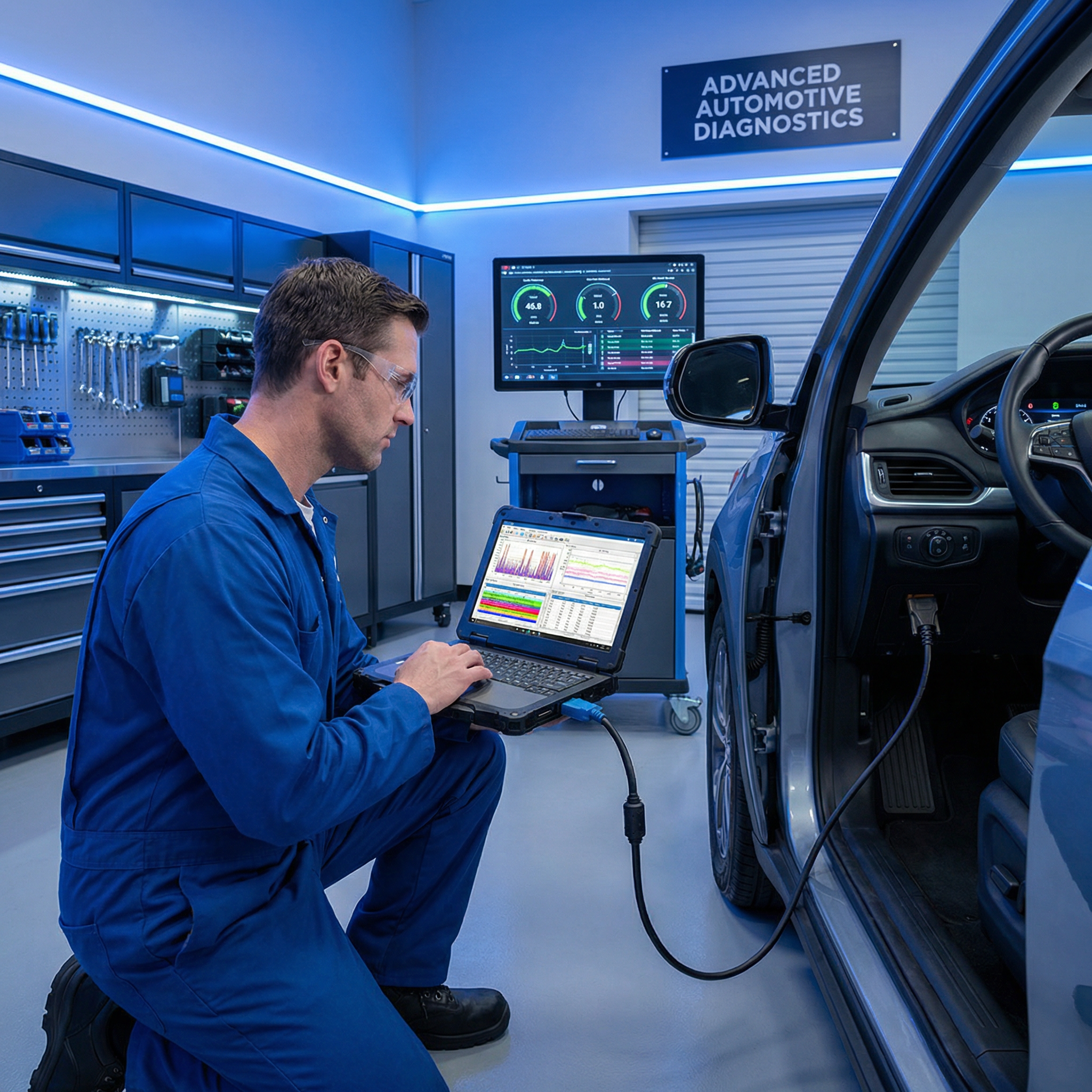 فحص كمبيوتر السيارة